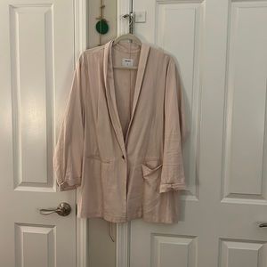 NWOT Old Navy Pink Linen Blazer, Size XXL
